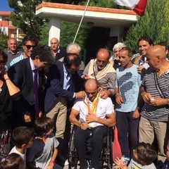 Luca Mazzone torna a casa