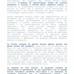 le osservazioni sul portale MASE del parco eolico