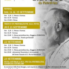 Programma chiesa san Michele arcangelo