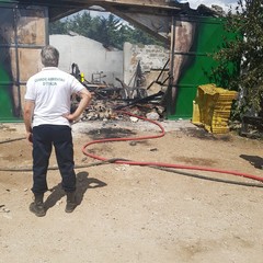 Incendio Masseria di Cristo