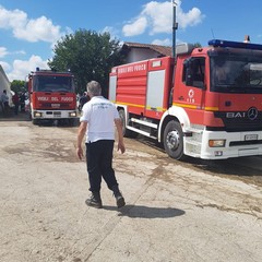 Incendio Masseria di Cristo