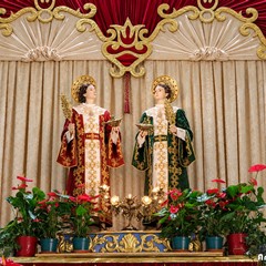 Il restauro del simulacro dei Santi Medici
