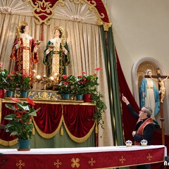 Il restauro del simulacro dei Santi Medici