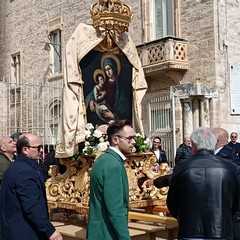 tela restaurata di Maria Santissima delle Grazie