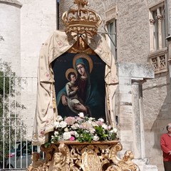 tela restaurata di Maria Santissima delle Grazie
