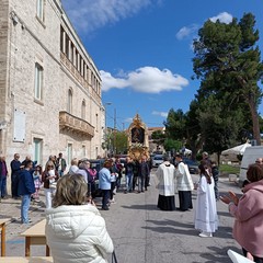 tela restaurata di Maria Santissima delle Grazie