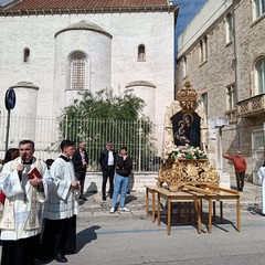 tela restaurata di Maria Santissima delle Grazie