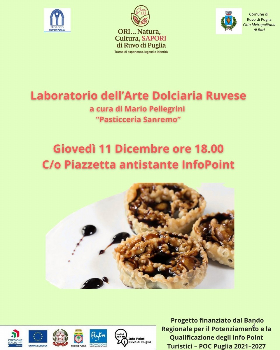 Locandina Arte dolciaria Ruvo