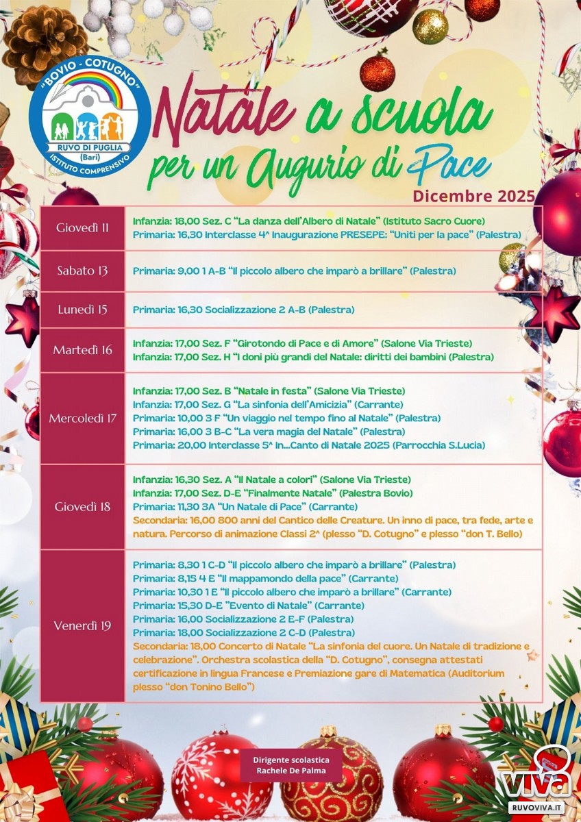 Locandina Natale IC Bovio Cotugno