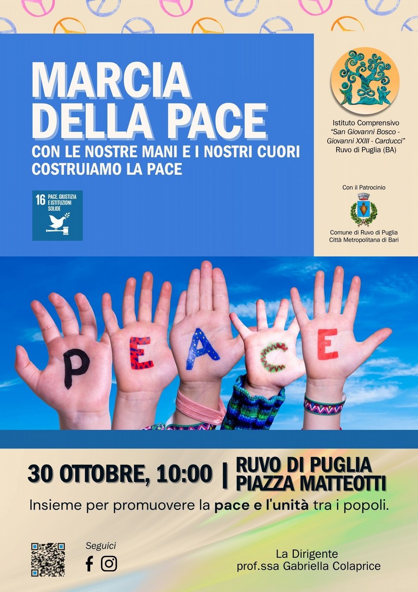 Marcia della Pace di giovedì 30 ottobre