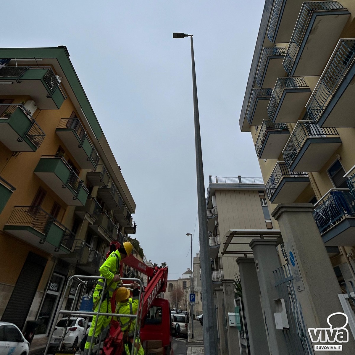 Illuminazione pubblica a Ruvo di Puglia