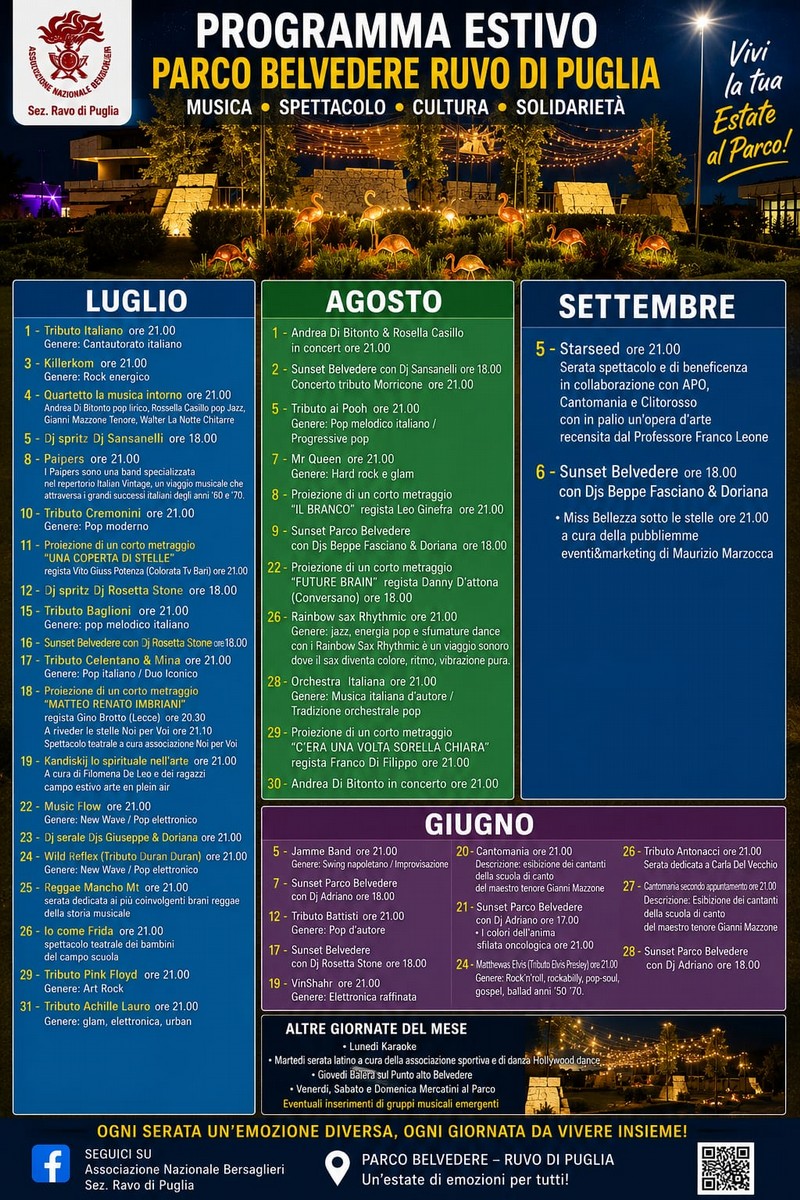 Eventi a Parco Belvedere di Ruvo