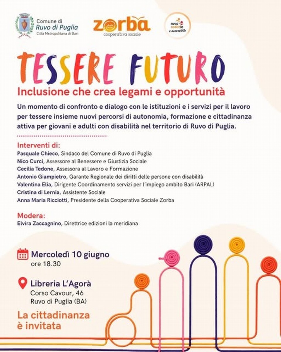 "Tessere futuro" a Ruvo