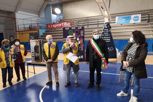 Cerimonia di consegna al Palazzetto dello Sport