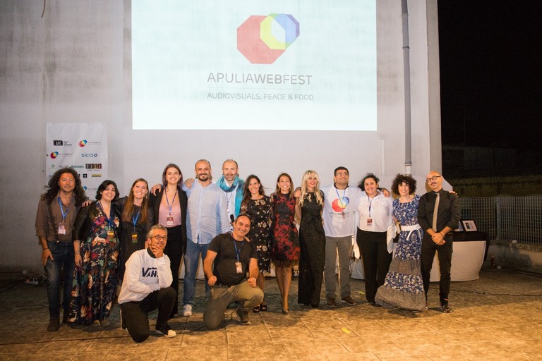 Lo staff al completo di Apulia Web Fest 2021. <span>Foto Gianluca Ciuccio </span>