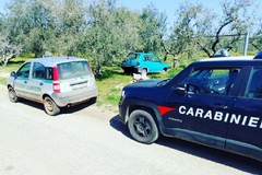 Ritrovata nelle campagne ruvesi un'auto risultata rubata a Corato
