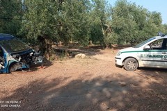 Auto rubata a Ruvo, scocca ritrovata a Corato