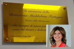 Ruvo non dimentica Maddalena Fortugno: scoperta una targa alla ASL Bari