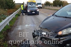 Scontro fra due auto sulla strada provinciale 231, una era stata rubata