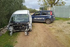 Recuperate altre tre autovetture cannibalizzate: un business senza fine