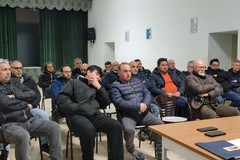 I Portatori di San Biagio in cammino verso la festa patronale a Ruvo di Puglia