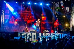 Marco Ligabue sul palco dell'Ottavario 2025