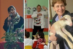 I.C. Bovio-Cotugno, il saluto alle insegnanti Rachele Mastrorilli, Angela Gattulli e Carmela Paola Montaruli