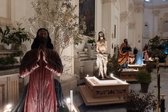 Esposte le sacre statue dei Misteri nella chiesa del Carmine – LE FOTO