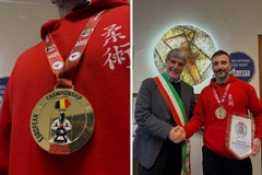 Il sindaco Chieco incontra l'atleta dell’Olympia Grifo Emanuele Fortunato