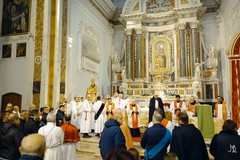 San Biagio sotto la pioggia. La processione deviata verso la chiesa di San Domenico - LE FOTO