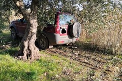 Land Rover rubato a Ruvo di Puglia ritrovato nelle campagne di Bitonto