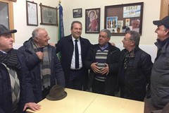 Spina: «Emozionato dall'incontro coi partigiani di Ruvo di Puglia»