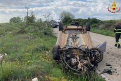 Incidente mortale sulla provinciale 151 direzione Ruvo di Puglia