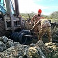 Il Parco dell’Alta Murgia ripulito da 300 pneumatici fuori uso abbandonati