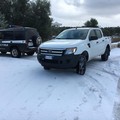 Rangers d'Italia in azione sulla strada provinciale 85 Bisceglie-Ruvo-Corato