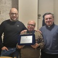 I Portatori di San Biagio premiano Domenico Amenduni, il custode della memoria di Ruvo