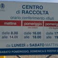 Centro di raccolta Asipu, cambiano gli orari