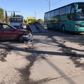 Incidente in via Corato. Nessun ferito