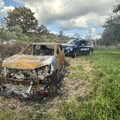 Cannibalizzate e bruciate, due auto ritrovate a Bitonto e Ruvo di Puglia