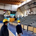 Terminata la manutenzione del parquet del palazzetto dello sport a Ruvo di Puglia