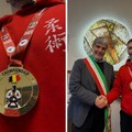 Il sindaco Chieco incontra l'atleta dell’Olympia Grifo Emanuele Fortunato