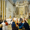 San Biagio sotto la pioggia. La processione deviata verso la chiesa di San Domenico - LE FOTO