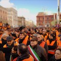 Protesta dei gilet arancioni, migliaia in piazza. Ruvo di Puglia rappresentata dal presidente del Consiglio comunale