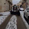 Neve a Ruvo di Puglia, mezzi spalaneve in azione