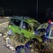 Incidente sulla SP85: auto finisce fuori strada