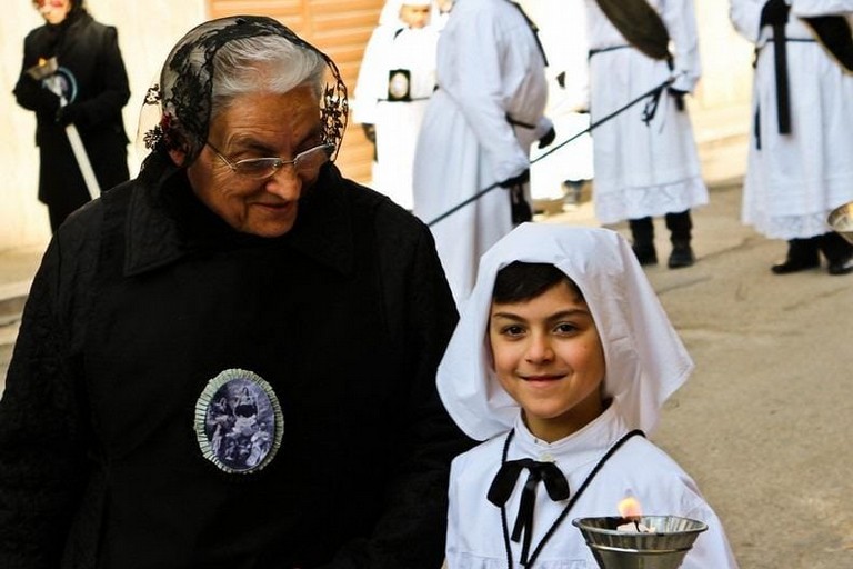 Le Consorelle del Purgatorio. <span>Foto Teresa Fiore</span>