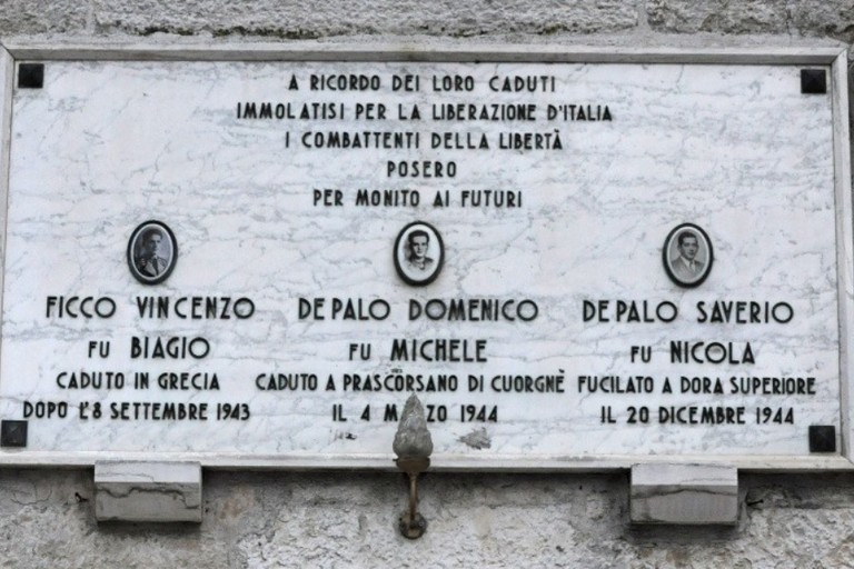 Commemorazione di Domenico De Palo