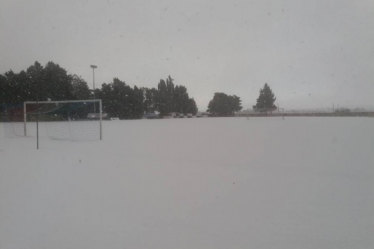 Campo innevato