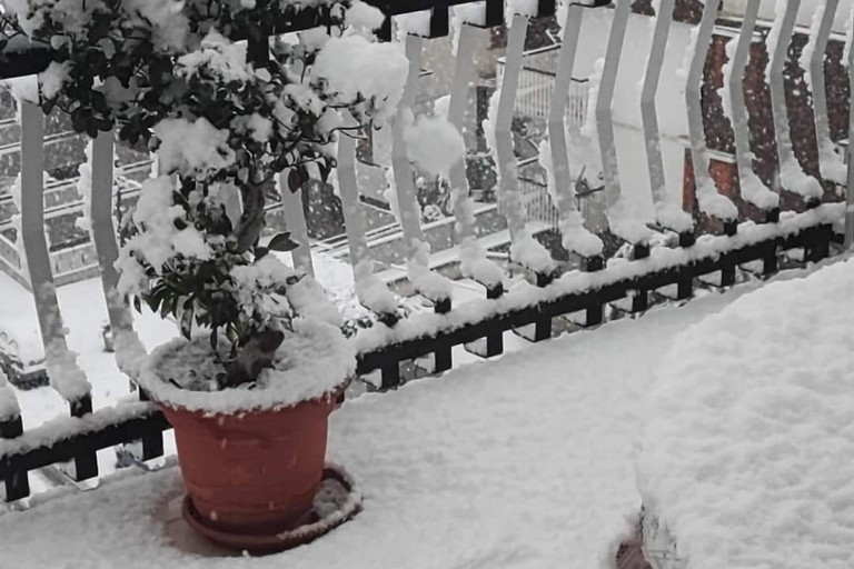 Neve. <span>Foto Pagina Facebook Meteo 4°c</span>
