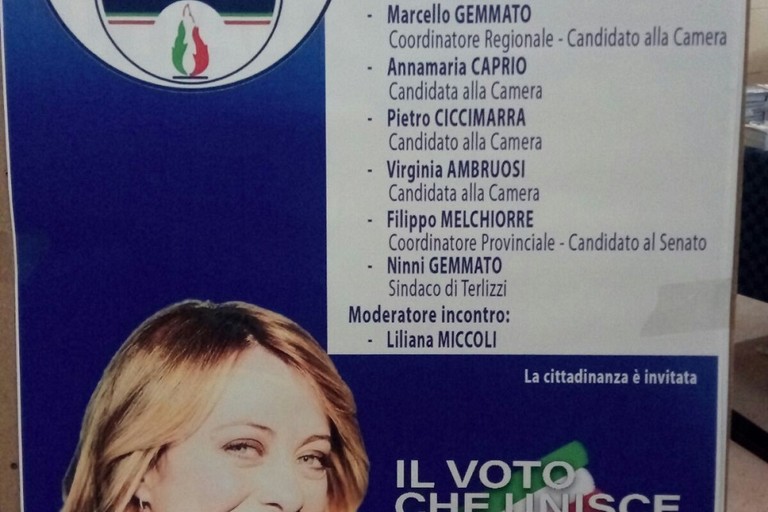 Fratelli d'Italia presenta i candidati alla Camera e al Senato. <span>Foto Luciana Cusanno</span>